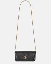 Saint Laurent Borsa porta smartphone Gaby in pelle Nero