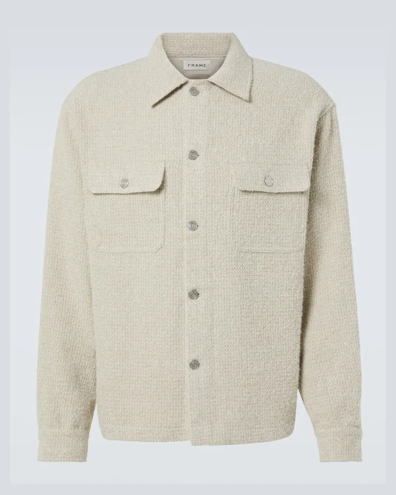 Frame Denim Camicia in tweed Beige