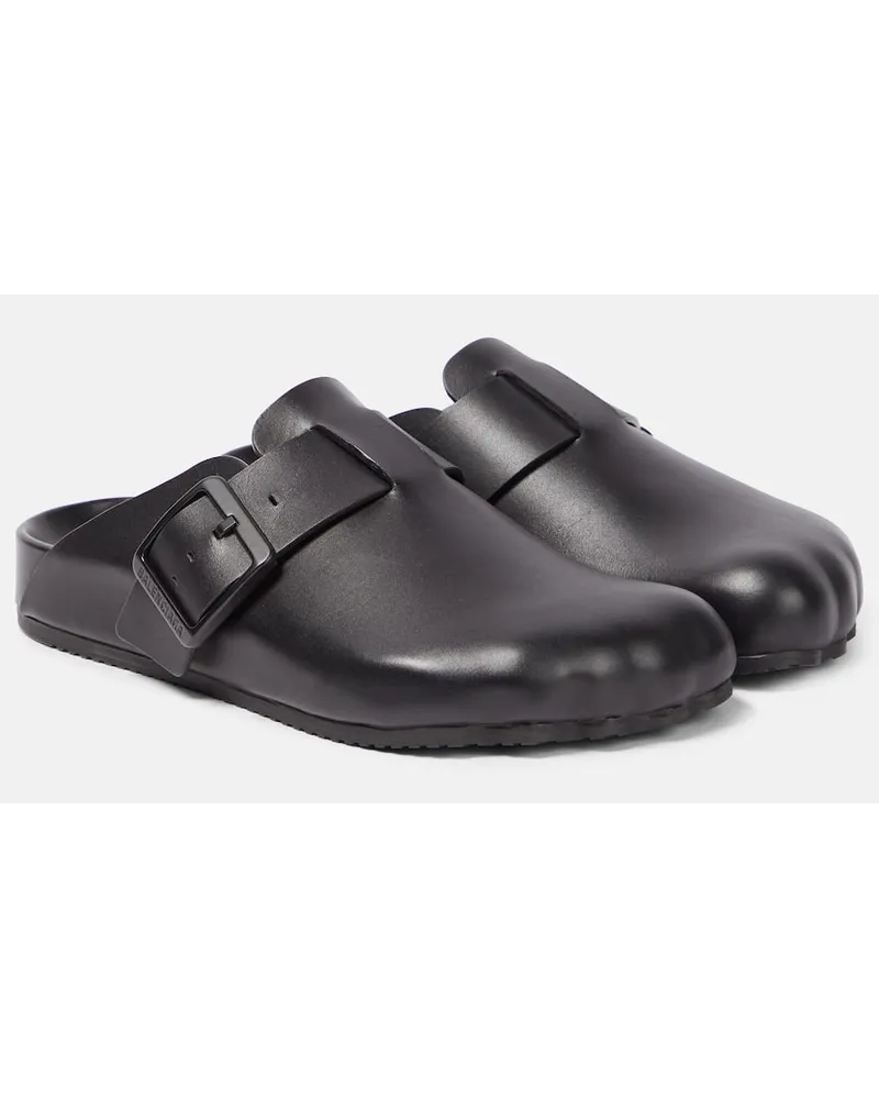 Balenciaga Mules Sunday in pelle Nero