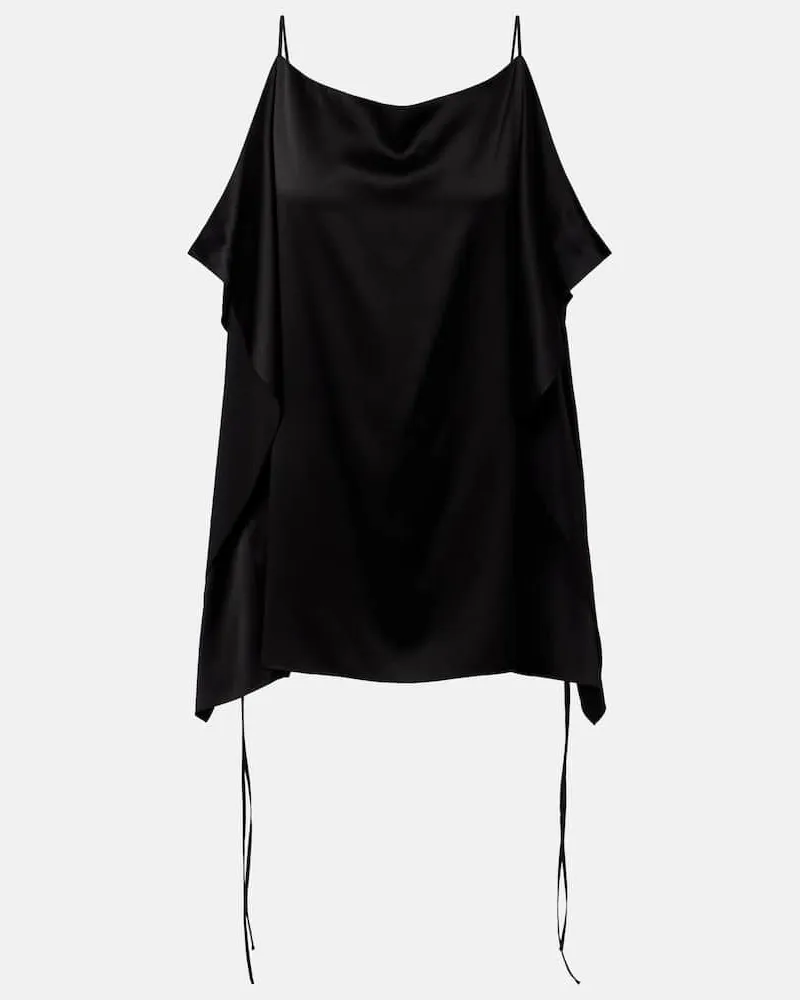 The Row Top Koray in seta Nero