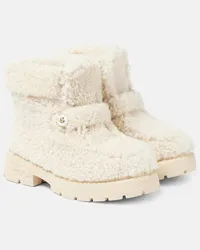 Jimmy Choo Stivaletti Shea in shearling Bianco