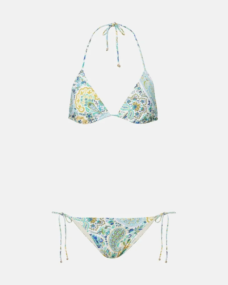 Etro Bikini con stampa Multicolore