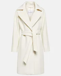 Max Mara Cappotto Estella in lana e cashmere Bianco