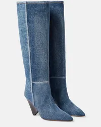 Isabel Marant Stivali Lakita in denim Blu