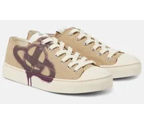 Sneakers basse Plimsoll con stampa