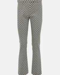 Max Mara Pantaloni Belford in misto cotone Multicolore