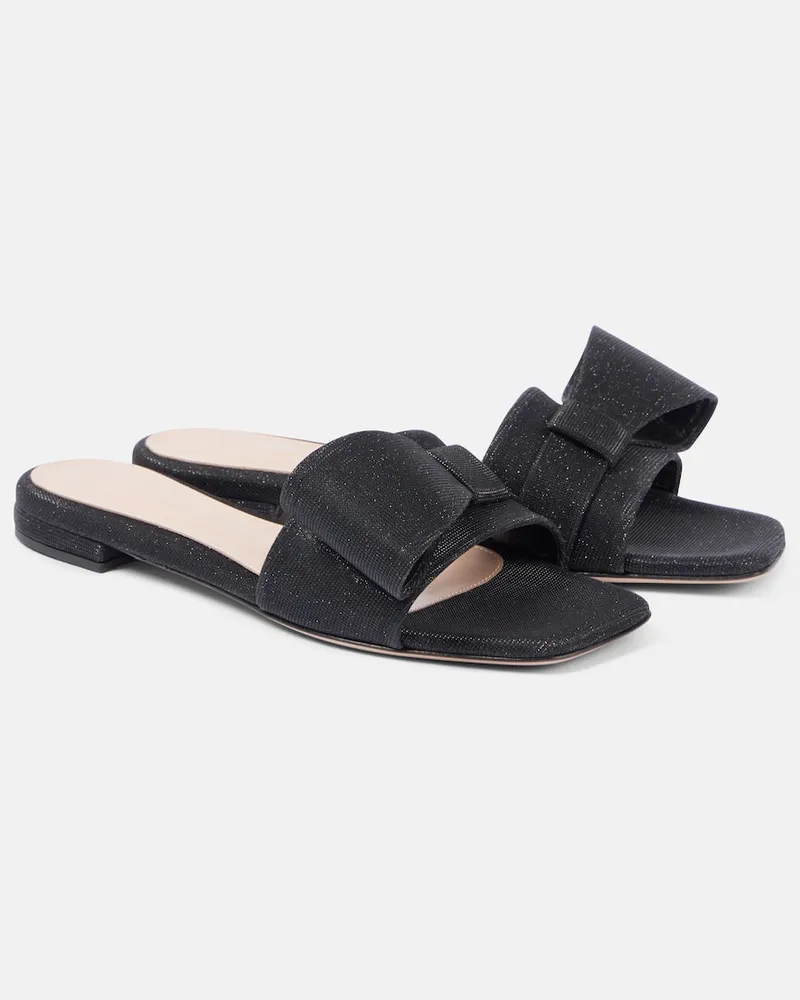 Gianvito Rossi Sandali Bow Nero