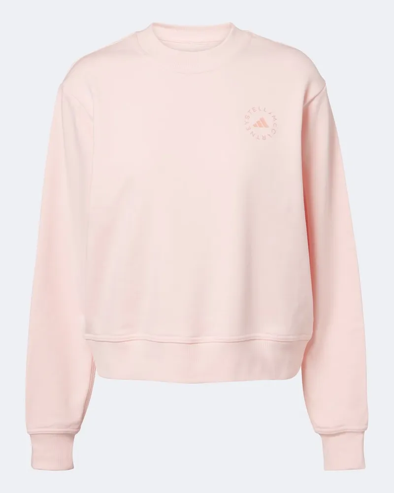 adidas Felpa in jersey di cotone Rosa
