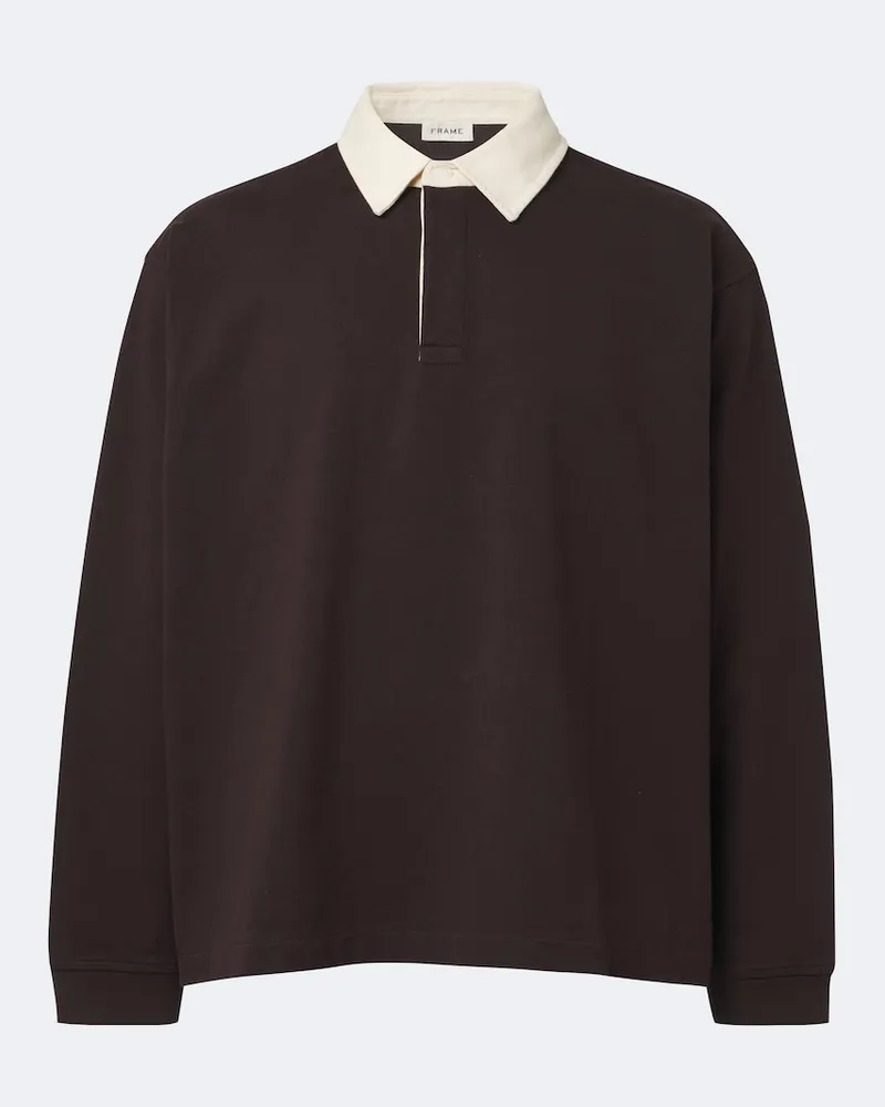 Frame Denim Polo in cotone Marrone