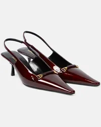 Saint Laurent Pumps slingback Carine 55 in vernice Rosso