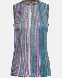 Missoni Top in maglia lamé Multicolore