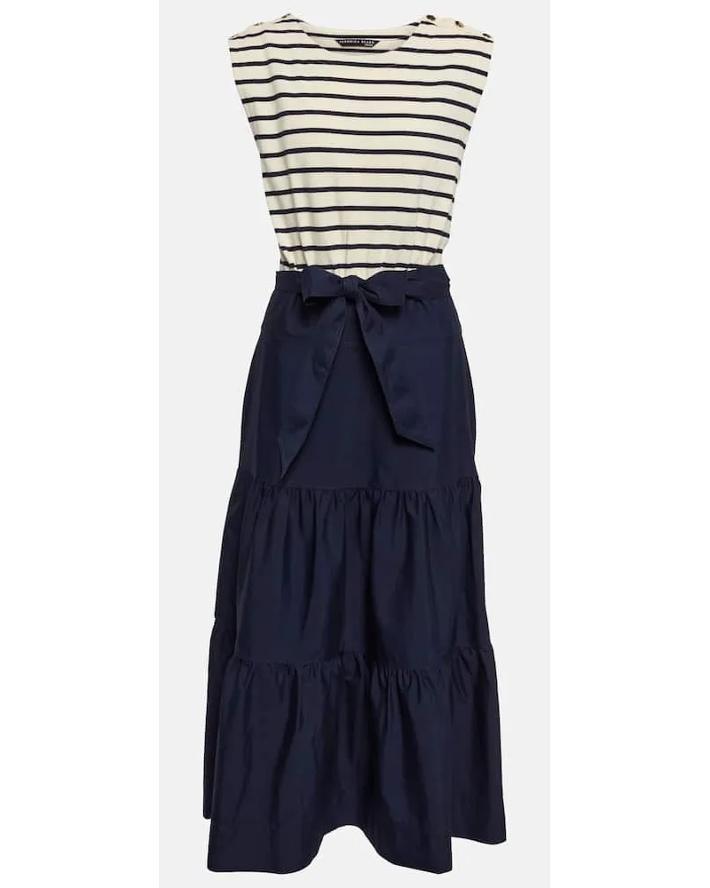 Veronica Beard Abito midi Pazila in cotone Multicolore