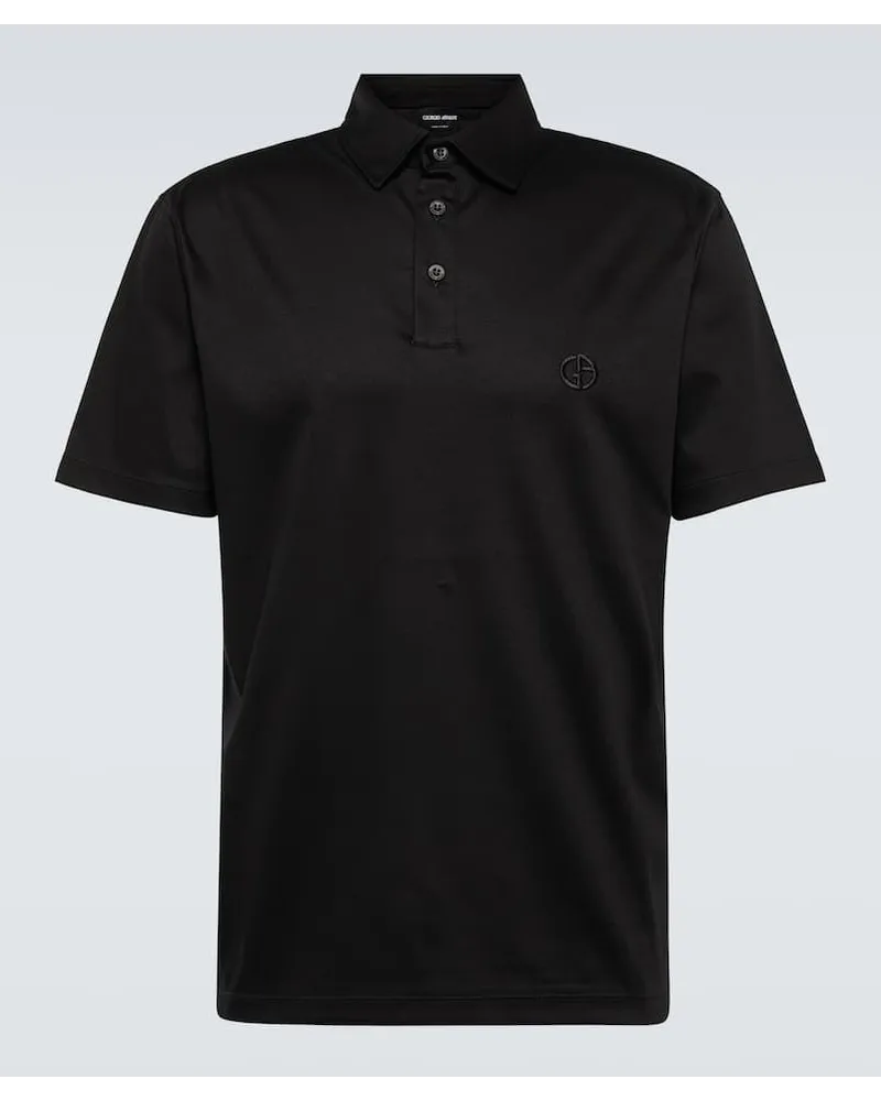 Giorgio Armani Polo in cotone Nero