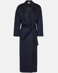 Saint Laurent Cappotto in cashmere Blu