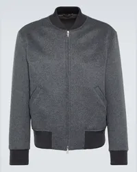 LARDINI Bomber in cashmere Grigio