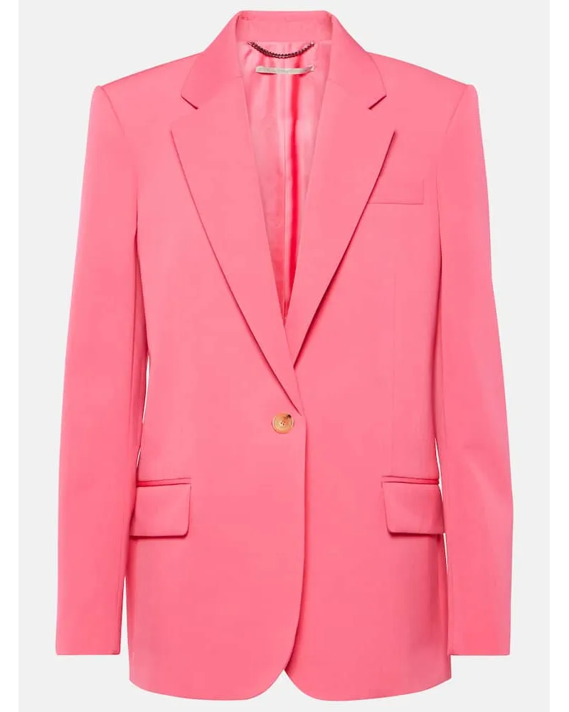 Stella McCartney Blazer in lana Rosa