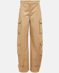 Valentino Garavani Pantaloni cargo a vita alta Beige