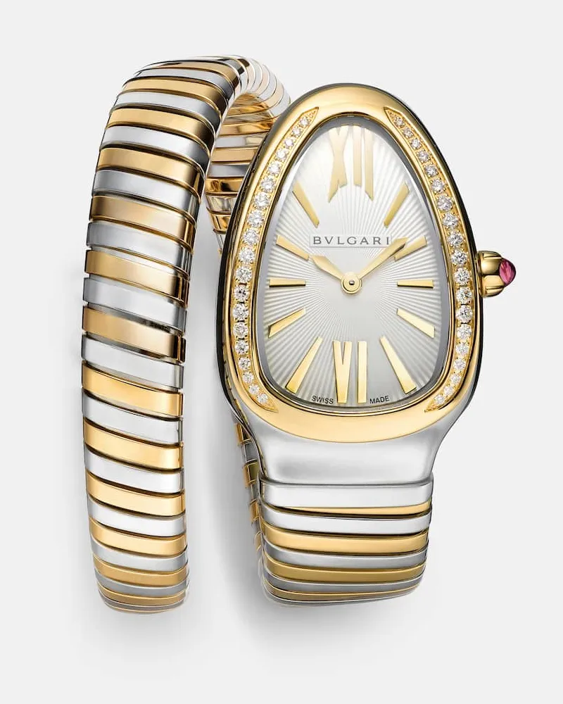 Bulgari Orologio Serpenti Tubogas con diamanti Oro