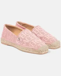 Versace Espadrillas in canvas stampa Versace Allover Rosa