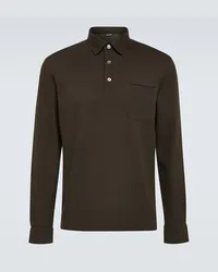 Ermenegildo Zegna Polo in cotone Marrone