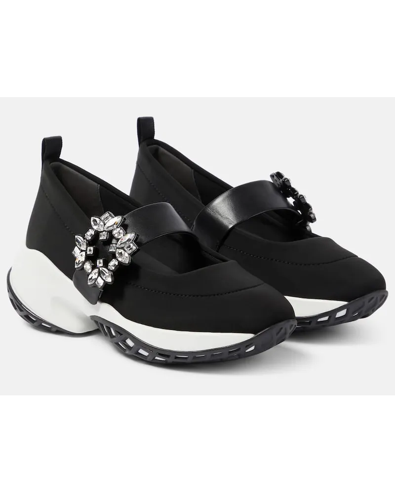 Roger Vivier Sneakers Viv' Match con decorazione Nero