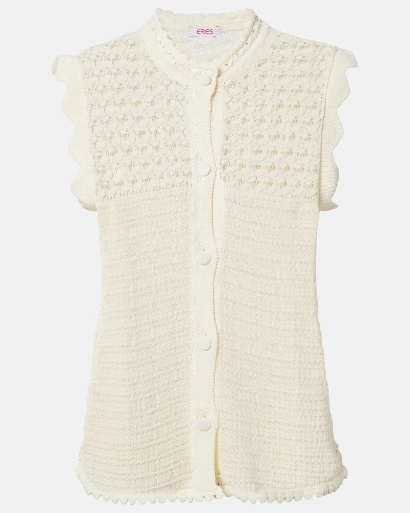 Eres Top Aurora in crochet Beige