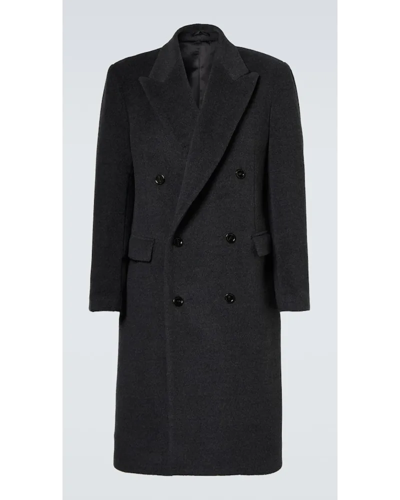 LARDINI Cappotto doppiopetto in lana vergine Grigio