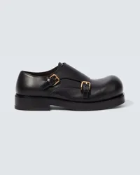 Bottega Veneta Scarpe Monk strap in pelle Nero