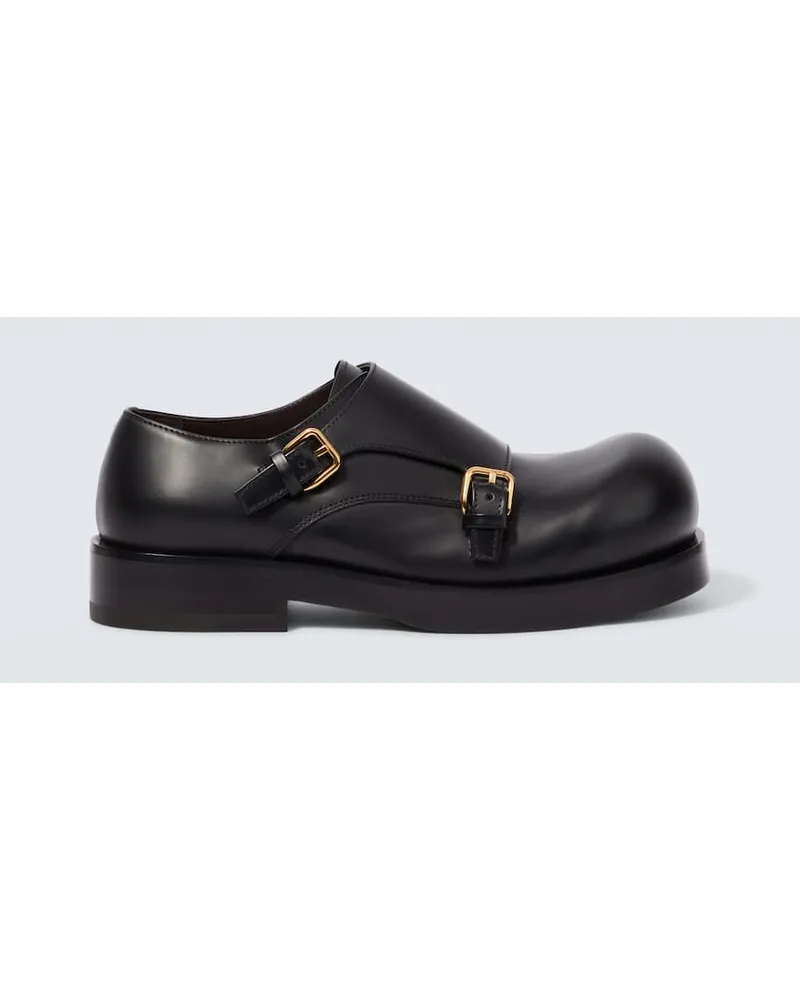 Bottega Veneta Scarpe Monk strap in pelle Nero