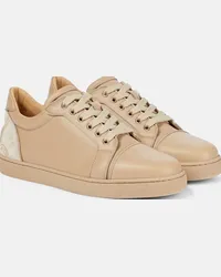 Christian Louboutin Sneakers Fun Vieira in pelle Beige