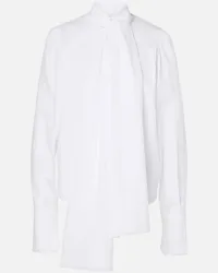 Patou Blusa in cotone con fiocco Bianco