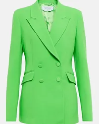 Gabriela Hearst Blazer Stephanie doppiopetto in lana vergine Verde