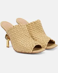 Bottega Veneta Sandali Knot in pelle Beige