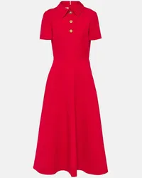 Valentino Garavani Abito midi in Crepe Couture Rosso