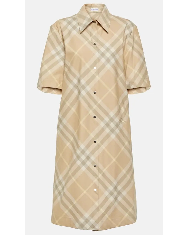 Burberry Chemisier in cotone Burberry Check Beige