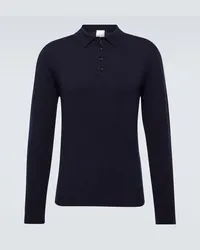 ALLUDE Polo in cashmere Blu