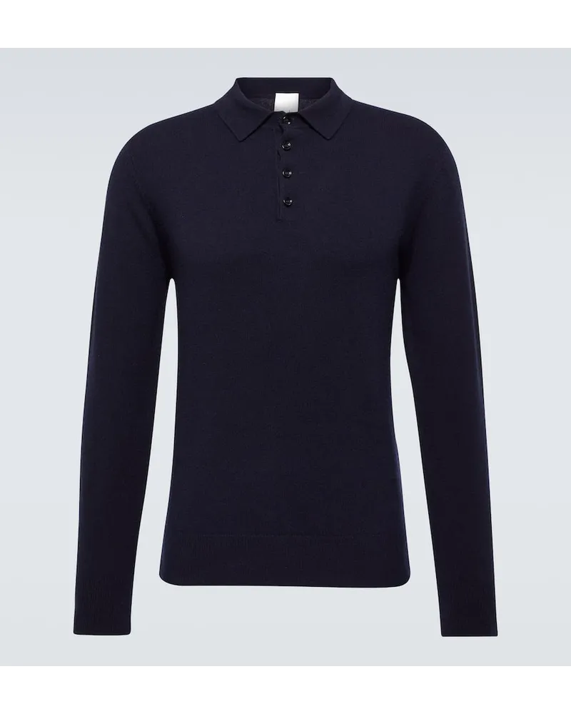 ALLUDE Polo in cashmere Blu