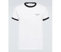 T-shirt in jersey di cotone con logo