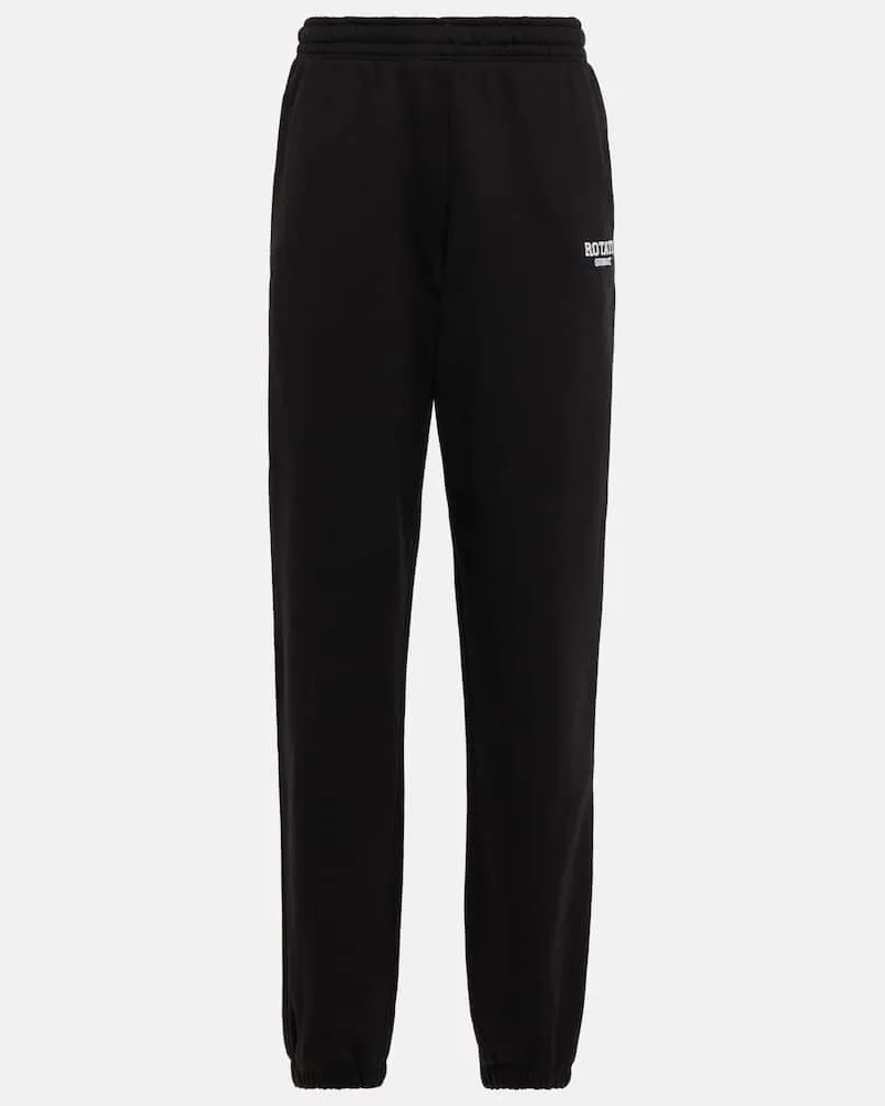 ROTATE Birger Christensen Pantaloni sportivi Mimi in cotone Nero