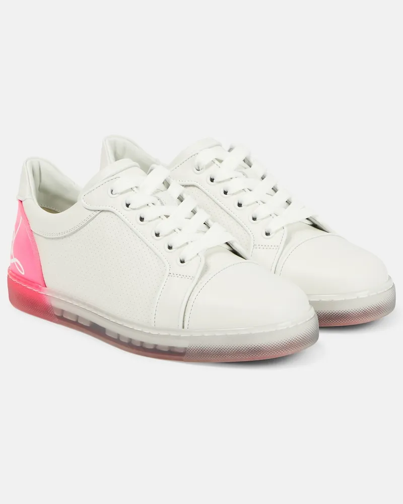Christian Louboutin Sneakers Fun Vieira in pelle Bianco