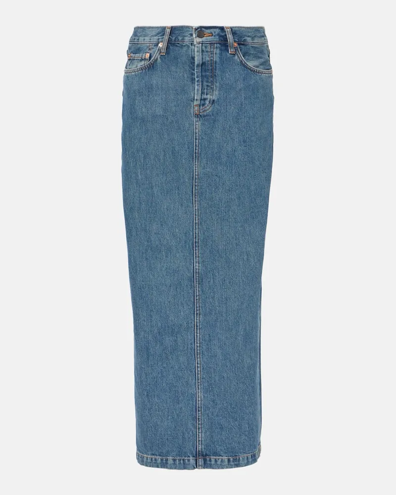 WARDROBE.NYC Gonna lunga di jeans Blu