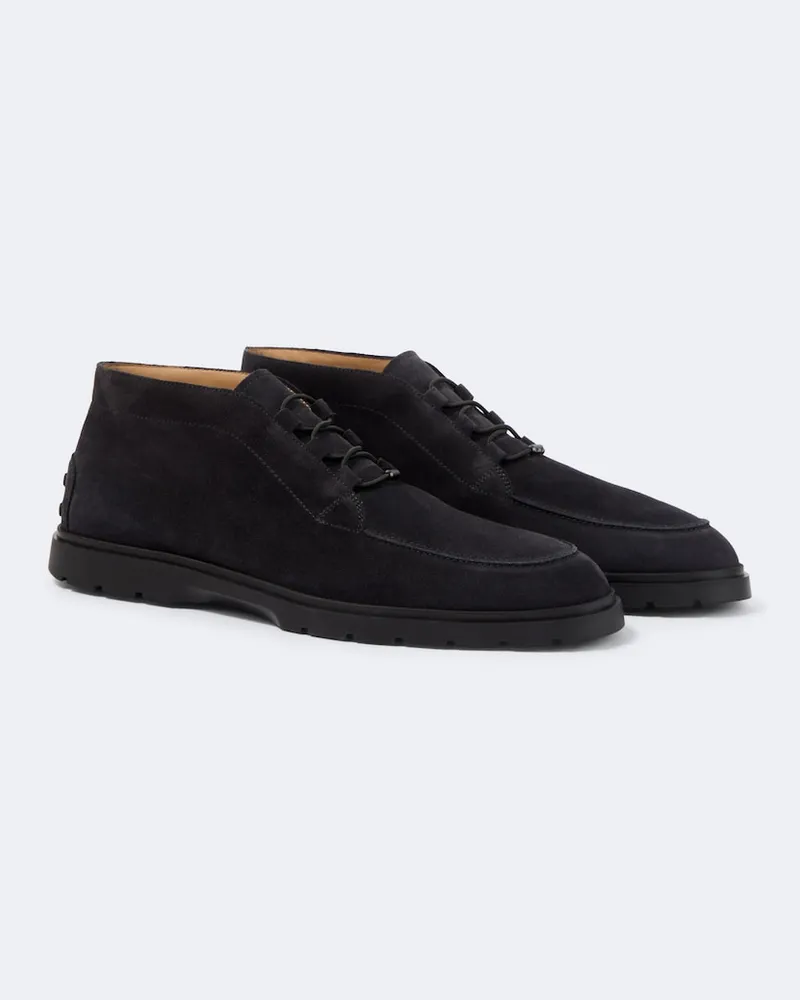 TOD'S Stivaletti desert in suede Grigio