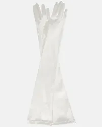 Vivienne Westwood Bridal - Guanti in raso Bianco