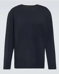 Christophe Lemaire Top in cotone Blu