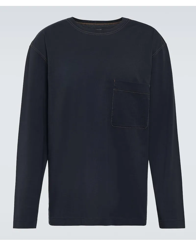 Christophe Lemaire Top in cotone Blu