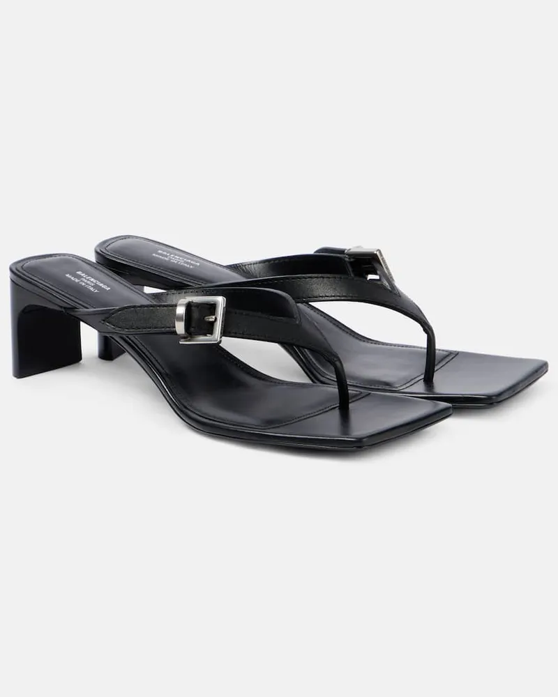 Balenciaga Sandali Bel Air 50 in pelle Nero