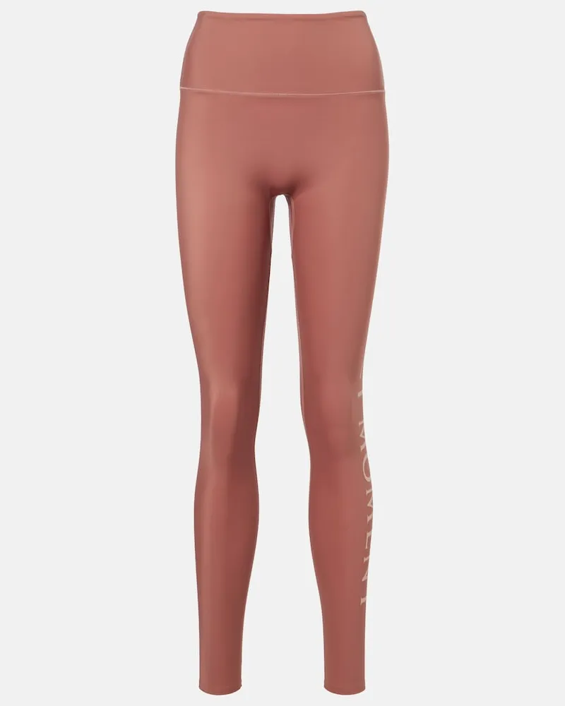 Perfect Moment Leggings in tessuto tecnico con logo Rosa