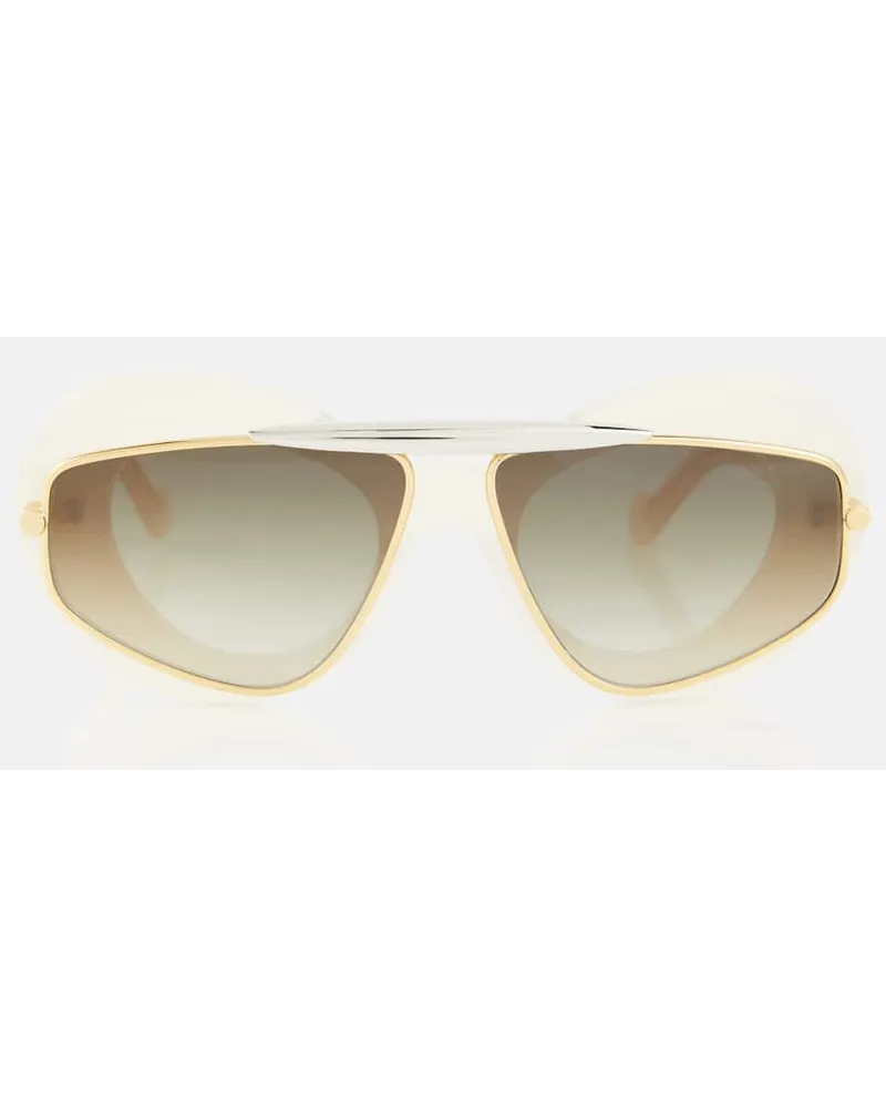 Loewe Occhiali da sole cat-eye Bianco