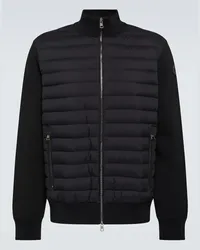 Moncler Piumino con zip Nero