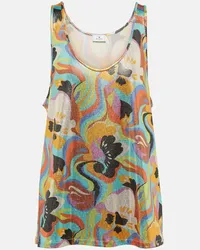 Etro Tank top con scollo rotondo e stampa Multicolore